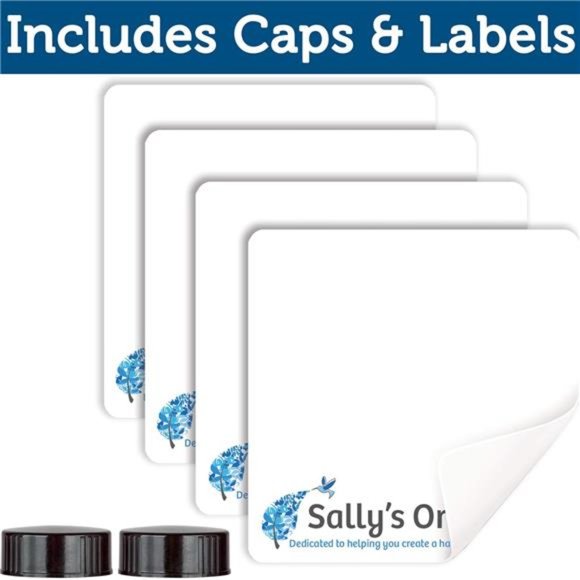 Empty Amber Glass Spray Bottles - 2 Pack - Each Large 16oz Refillable Bottle - Picture 4 of 6